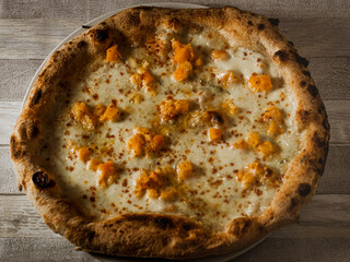 Oven Baked Pizza, Italy, Top view