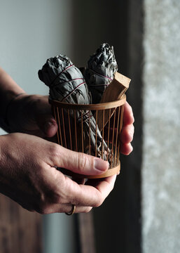 Palo santo and white sage