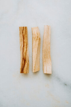 three Palo santo stick