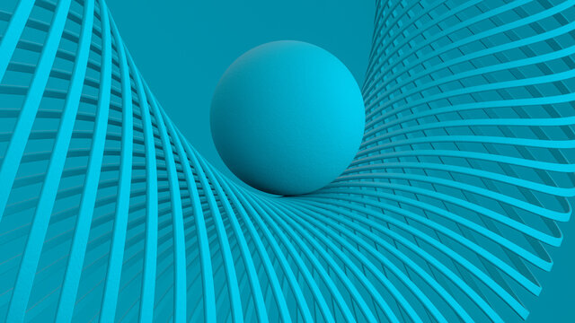 SPHERE WITH SPIRAL