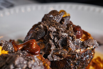 Luxury Dine With Black Truffles.