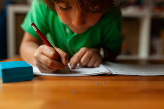Kid learning at home