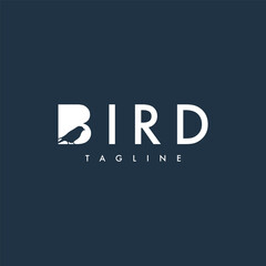 Bird. Logo template.