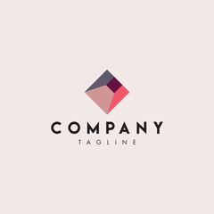Geometric logo template.