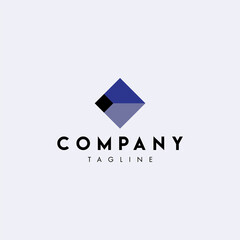 Geometric logo template.