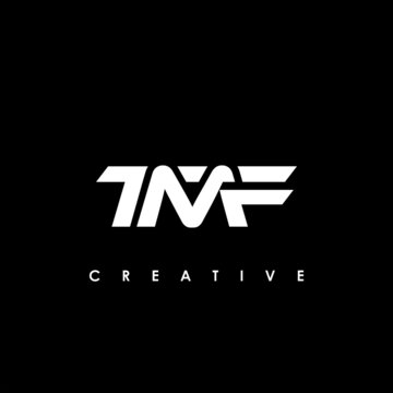TMF Letter Initial Logo Design Template Vector Illustration