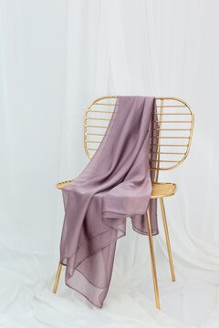 Scarf on chair