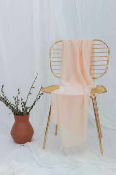 Scarf on chair