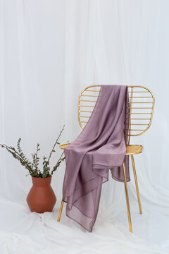 Scarf on chair