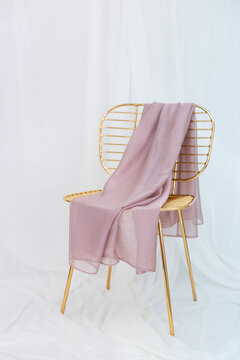 Scarf on chair