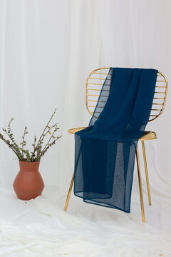 Scarf on chair