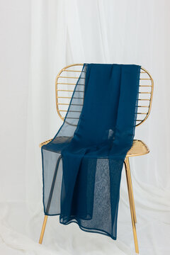 Scarf on chair