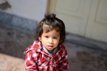 portrait of a little child
