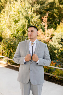 Handsome Groom on Wedding Day