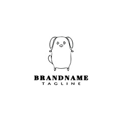 critters logo cartoon icon design template black isolated vector