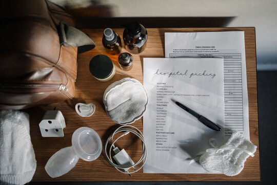 Packing list for a birth