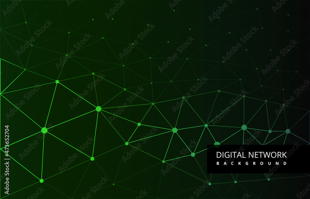 Poster advanced digital network connection internet computer technology background