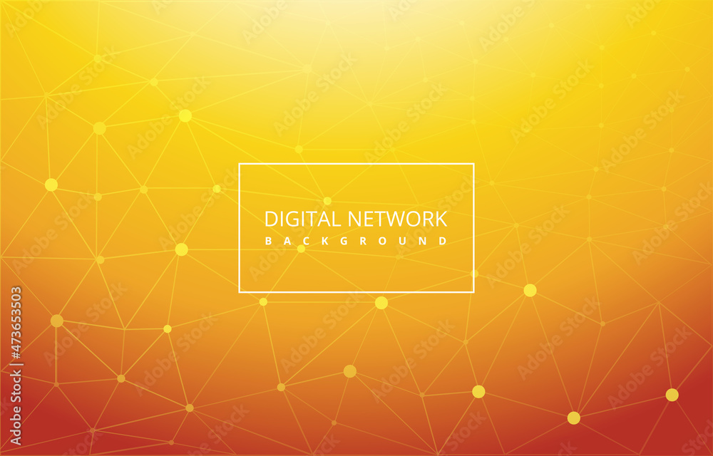Poster advanced digital network connection internet computer technology background