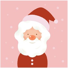 雪の中のサンタクロース