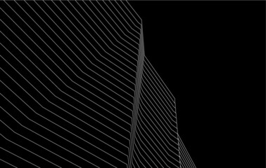 abstract architecture design vector illustration