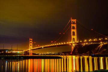 Golden Gate Bridge at Night
