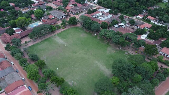 Porongo Plaza principal Santa Cruz Bolivia