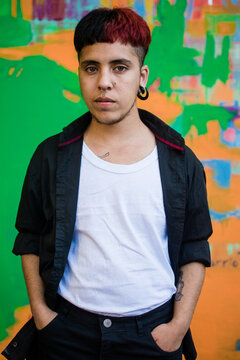 Generation Z trans man portrait