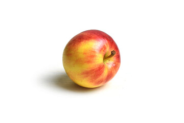 peach on white background