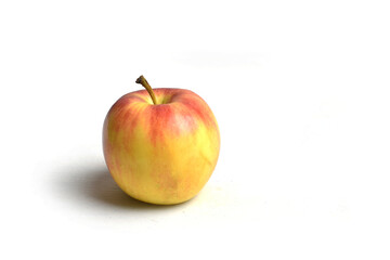 red apple isolated on white
