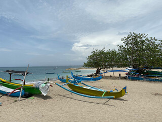 Fototapeta na wymiar beautiful beach in Bali island