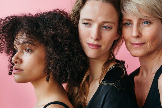 Portrait of women of different ages and races.