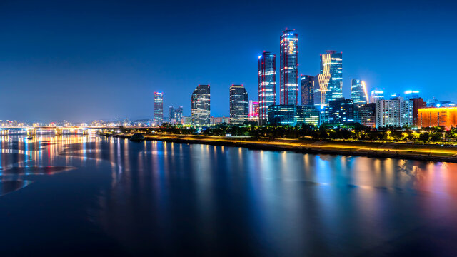 Seoul City Skyline, South Korea.