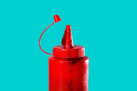 dirty ketchup dispenser