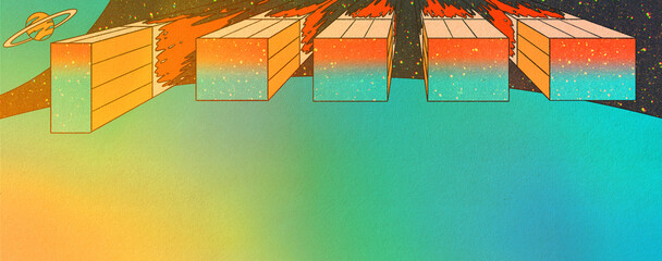 Flying Square Rockets