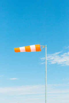Wind direction flag.