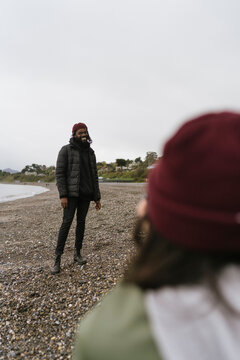 Couple Taking Pictures with a Camera
