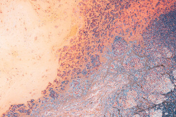 Abstract terracotta and navy background design