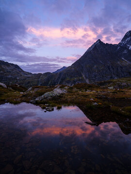 Sustenhorn at sunset