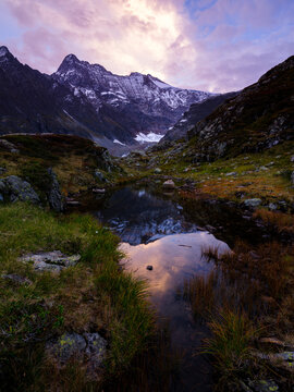 Sustenhorn at sunset