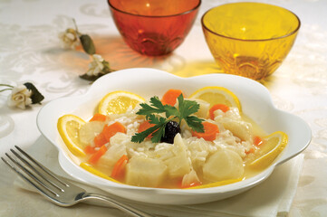 Turkish olive oil foods; celery (Turkish name; Zeytinyagli kereviz)