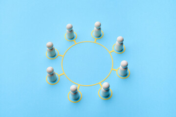 Global social network concept