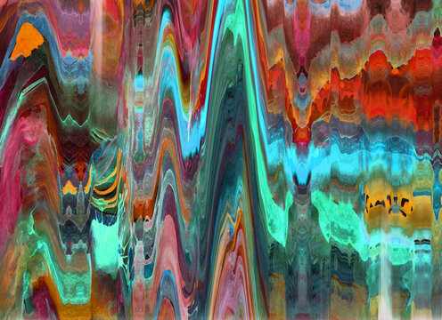 Glitched Scanner Art