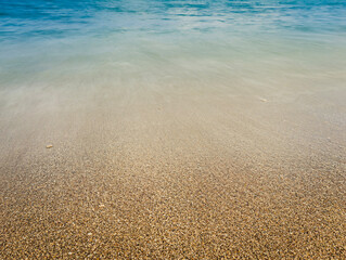 waves on the beach
