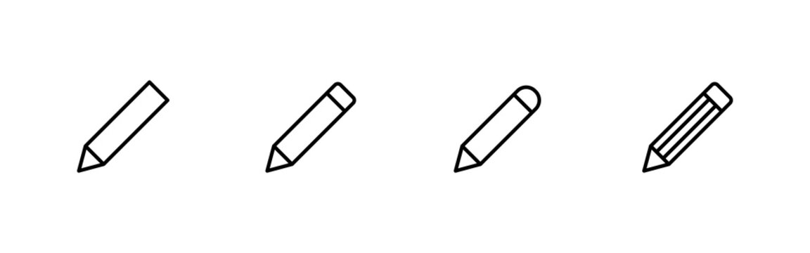 Pencil Icon Stock Illustration - Download Image Now - Icon Symbol