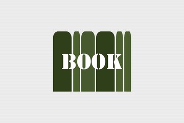 Books conceptual vector logo design. Book symbol design. Bookshop, publishing, and educational logo design.