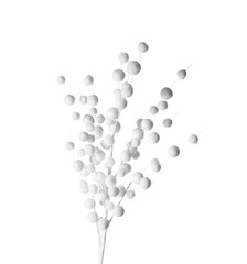 Beautiful Christmas decor isolated on white background