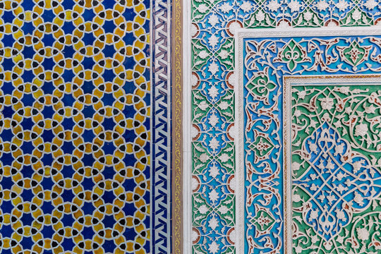 Decorative Tiled Wall 