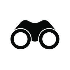 Binoculars icons symbol vector elements for infographic web