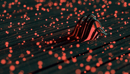 Abstract network connection background