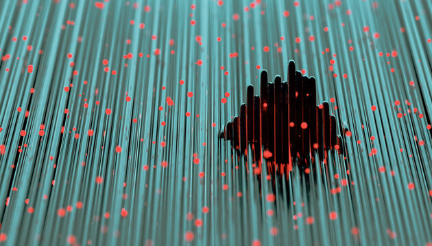 Abstract network connection background